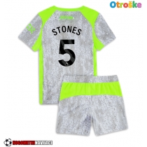 Otroške Nogometnih dresov Manchester City John Stones #5 Tretji 2025-26 Kratki rokavi (+ hlače)